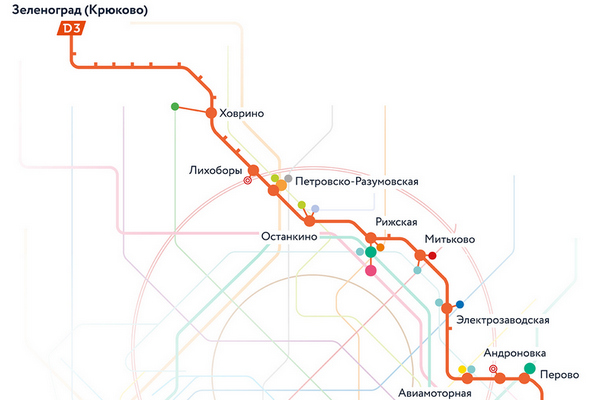 Москва — схема метро