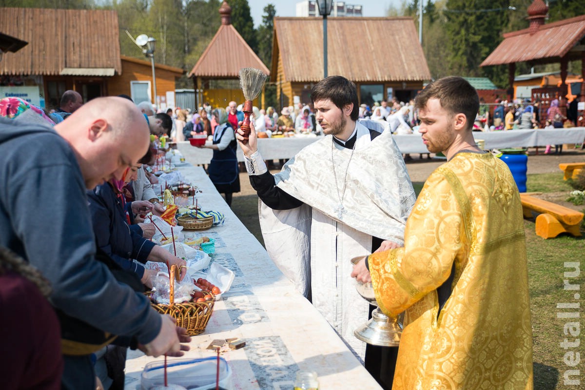 Зеленоград, новости: Освящение пасхальных куличей в Великую субботу